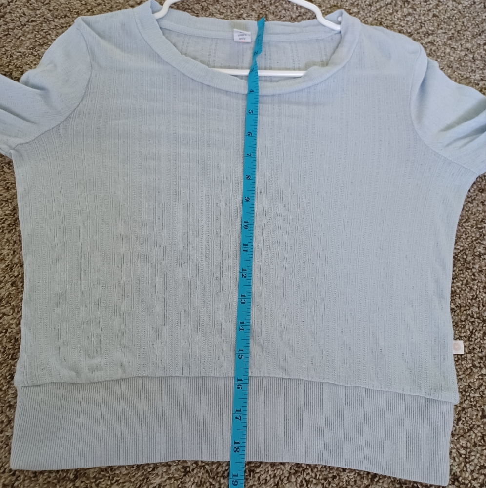 Light Blue Long Sleeve Top Old Navy Only - Picture 8 of 11